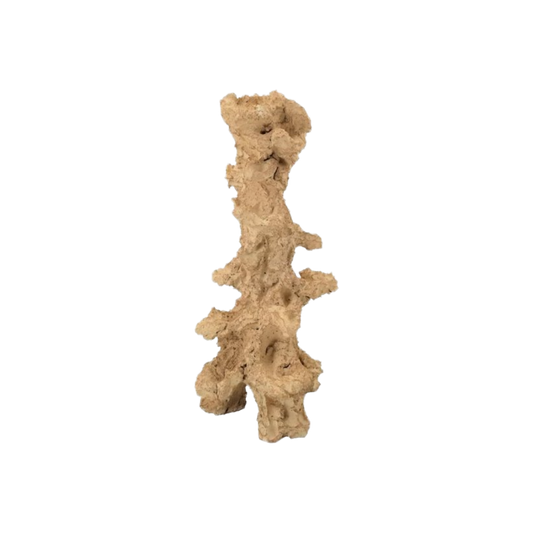 Aquaroche Pillar 0848 reef rock – large 17.7 in pillar with 5 ledges for Eco Reef Plates, neutral ceramic live-rock structure for marine aquariums.