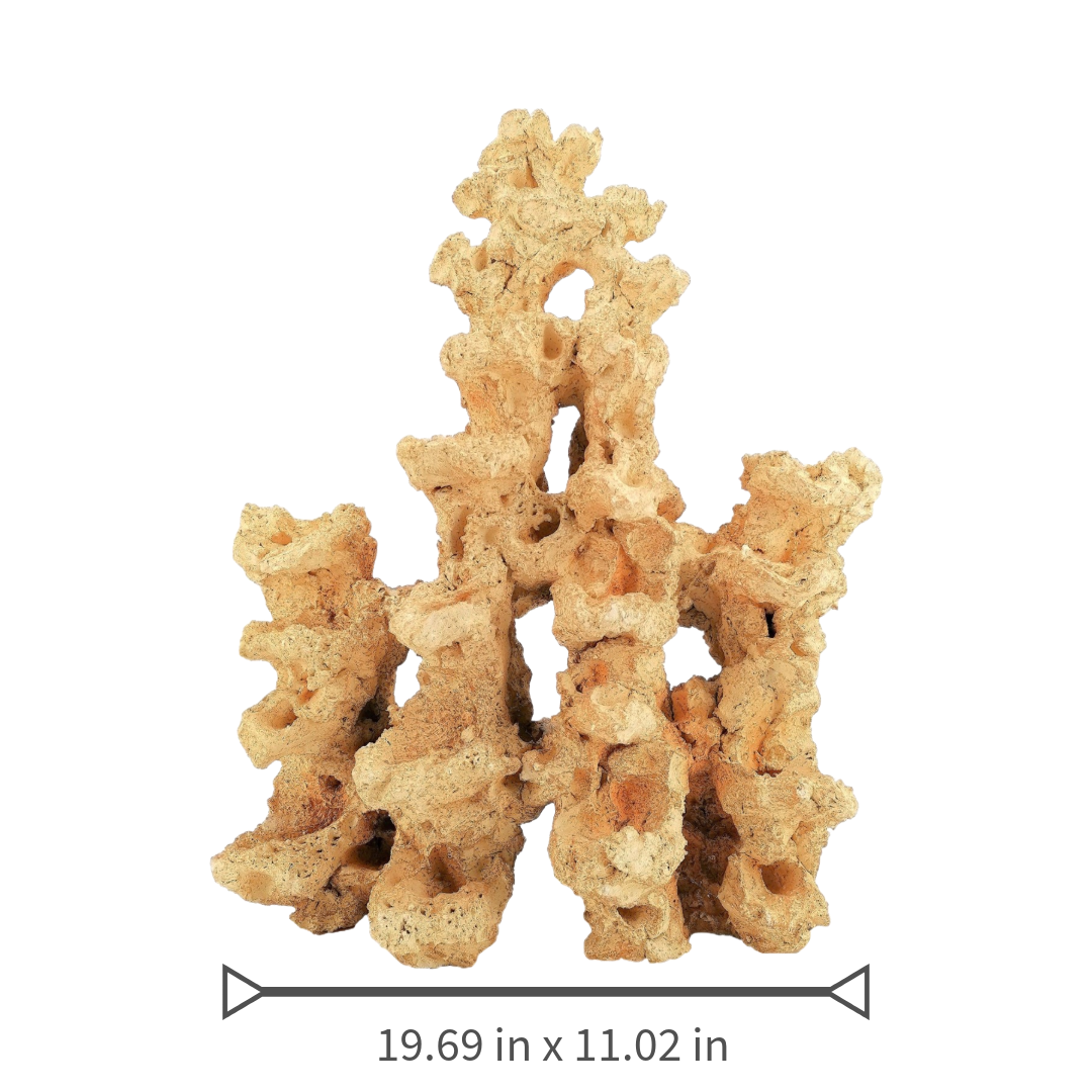 Aquaroche big reef base rock 24 inch for large reef aquarium

Aquaroche large live rock centerpiece for aquariums over 63 gallons

Handmade big reef base rock with built-in ledges for coral plates

Aquaroche eco reef big decor live rock structure

Large reef aquarium central decor live rock base